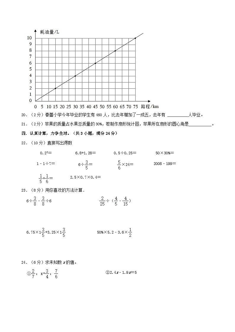 2023年小升初数学【押题卷】（广东卷）（含答案）03