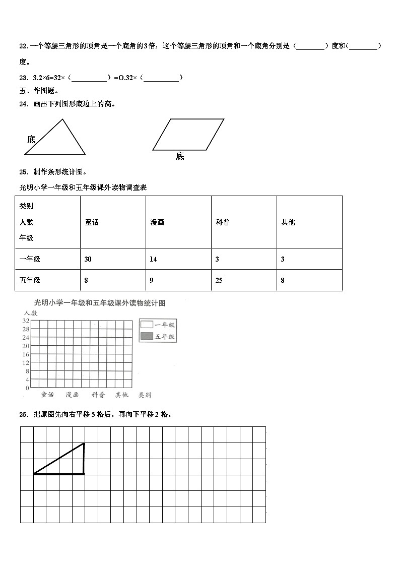 南充市仪陇县2022-2023学年数学四下期末教学质量检测模拟试题含解析03