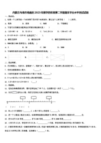 内蒙古乌海市海南区2023年数学四年级第二学期期末学业水平测试试题含解析