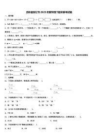 吉林省双辽市2023年数学四下期末联考试题含解析