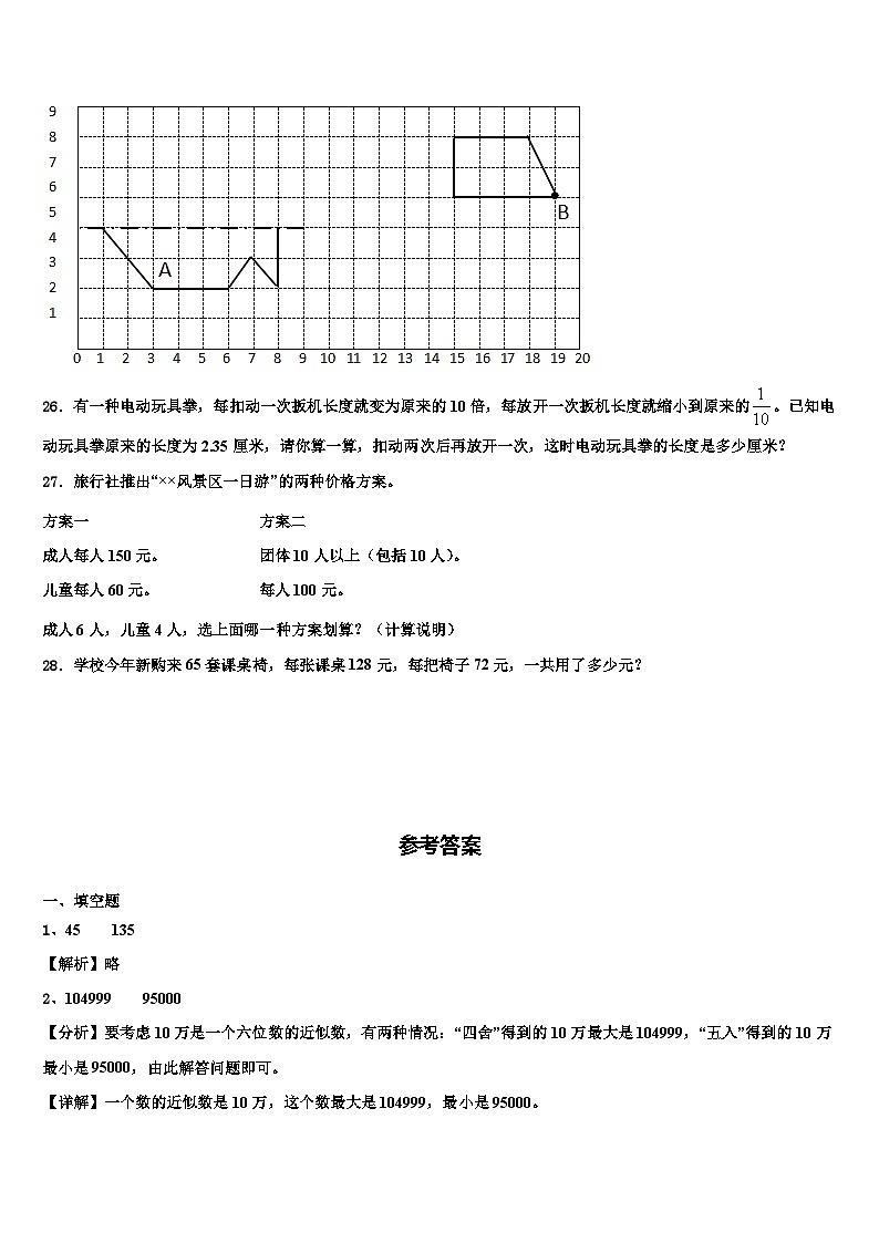 吉林省通化市集安市2023年数学四下期末监测模拟试题含解析03