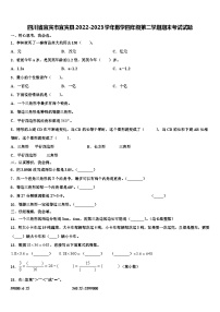 四川省宜宾市宜宾县2022-2023学年数学四年级第二学期期末考试试题含解析