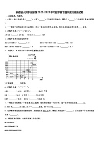 安徽省六安市金寨县2022-2023学年数学四下期末复习检测试题含解析