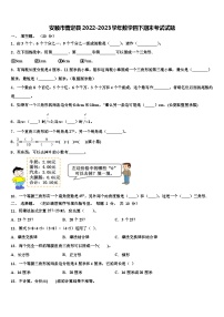 安顺市普定县2022-2023学年数学四下期末考试试题含解析