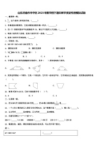 山东济南市市中区2023年数学四下期末教学质量检测模拟试题含解析