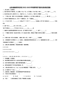 山东省德州市经开区2022-2023学年数学四下期末达标测试试题含解析