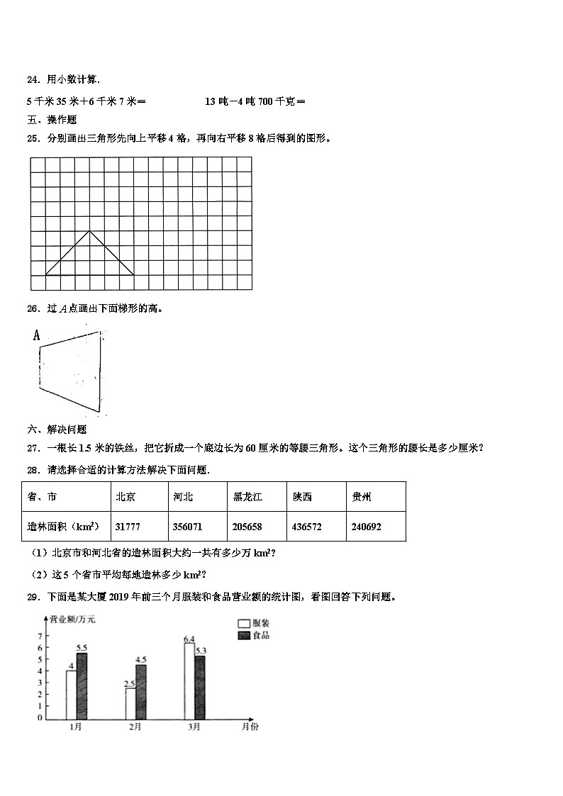 山东省德州市经开区2022-2023学年数学四下期末达标测试试题含解析03