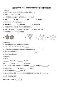 山东省济宁市2022-2023学年数学四下期末达标检测试题含解析