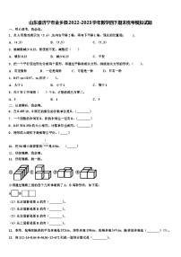 山东省济宁市金乡县2022-2023学年数学四下期末统考模拟试题含解析