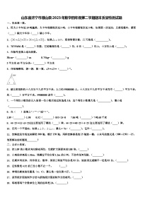 山东省济宁市微山县2023年数学四年级第二学期期末质量检测试题含解析