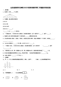 山东省滨州市无棣县2023年四年级数学第二学期期末检测试题含解析