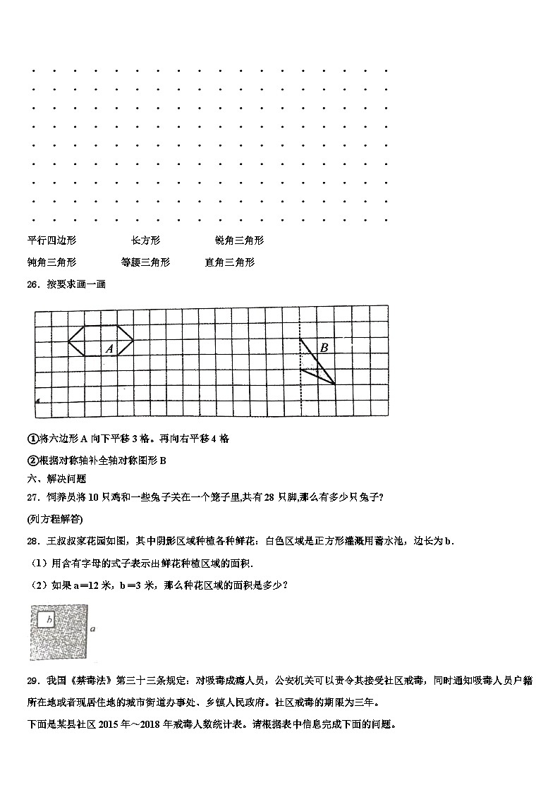 广东汕尾城区2022-2023学年数学四年级第二学期期末复习检测试题含解析第3页