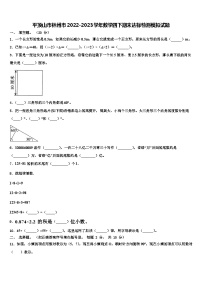 平顶山市林州市2022-2023学年数学四下期末达标检测模拟试题含解析