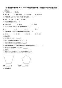 广东省揭阳市普宁市2022-2023学年四年级数学第二学期期末学业水平测试试题含解析