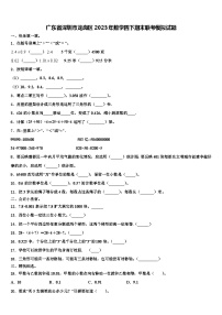 广东省深圳市龙岗区2023年数学四下期末联考模拟试题含解析