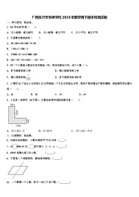 广西东兴市华侨学校2023年数学四下期末检测试题含解析