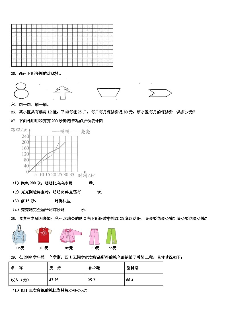 广西壮族百色市靖西县2022-2023学年数学四下期末达标测试试题含解析第3页