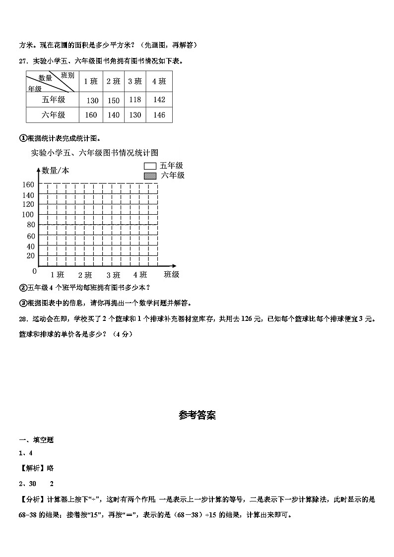 德州市2023年数学四下期末预测试题含解析第3页