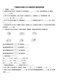 广西百色市平果市2023年数学四下期末统考试题含解析