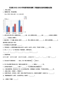 文安县2022-2023学年数学四年级第二学期期末达标检测模拟试题含解析