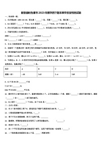 新疆省吐鲁番市2023年数学四下期末教学质量检测试题含解析