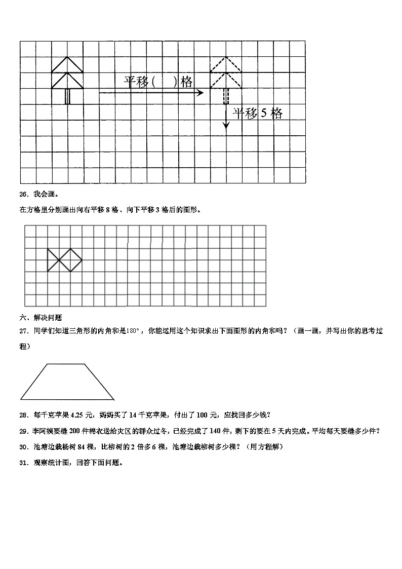 新疆维吾尔塔城地区和布克赛尔蒙古自治县2022-2023学年四年级数学第二学期期末考试试题含解析第3页