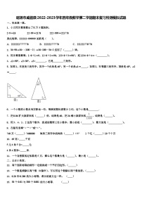 昭通市威信县2022-2023学年四年级数学第二学期期末复习检测模拟试题含解析