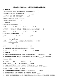 江苏南京江北新区2023年数学四下期末统考模拟试题含解析