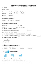 新干县2023年数学四下期末学业水平测试模拟试题含解析