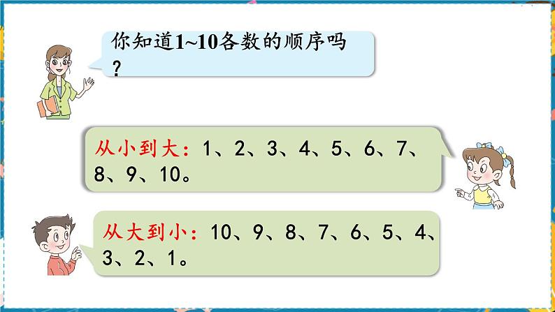 数学青岛一（上） 一  快乐的校园  回顾整理 PPT课件07