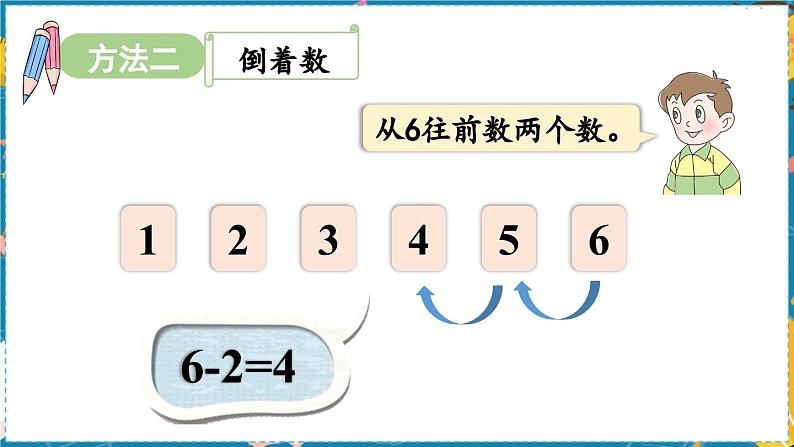 数学青岛一（上） 三  走进花果山 信息窗4   6、7减几 PPT课件第8页