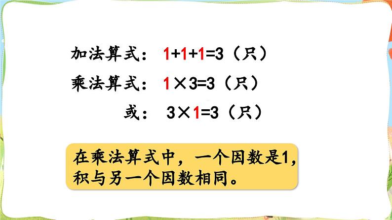 数学青岛二（上） 一看魔术 信息窗3   有关1和0的乘法 PPT课件07