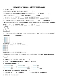 河北省邢台市广宗县2023年数学四下期末统考试题含解析