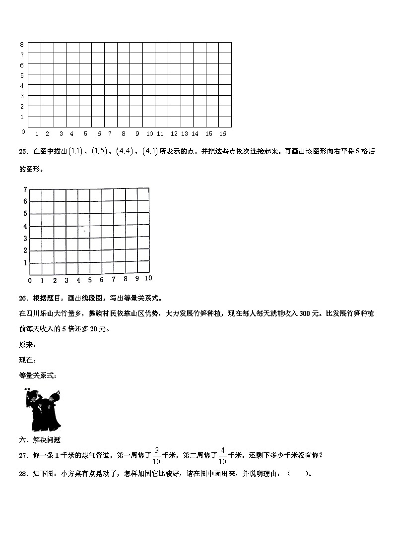 河南省信阳市固始县2023年数学四年级第二学期期末学业质量监测模拟试题含解析03