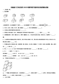 河南省三门峡灵宝市2023年数学四下期末综合测试模拟试题含解析