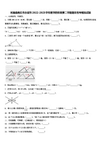 河南省商丘市永城市2022-2023学年数学四年级第二学期期末统考模拟试题含解析