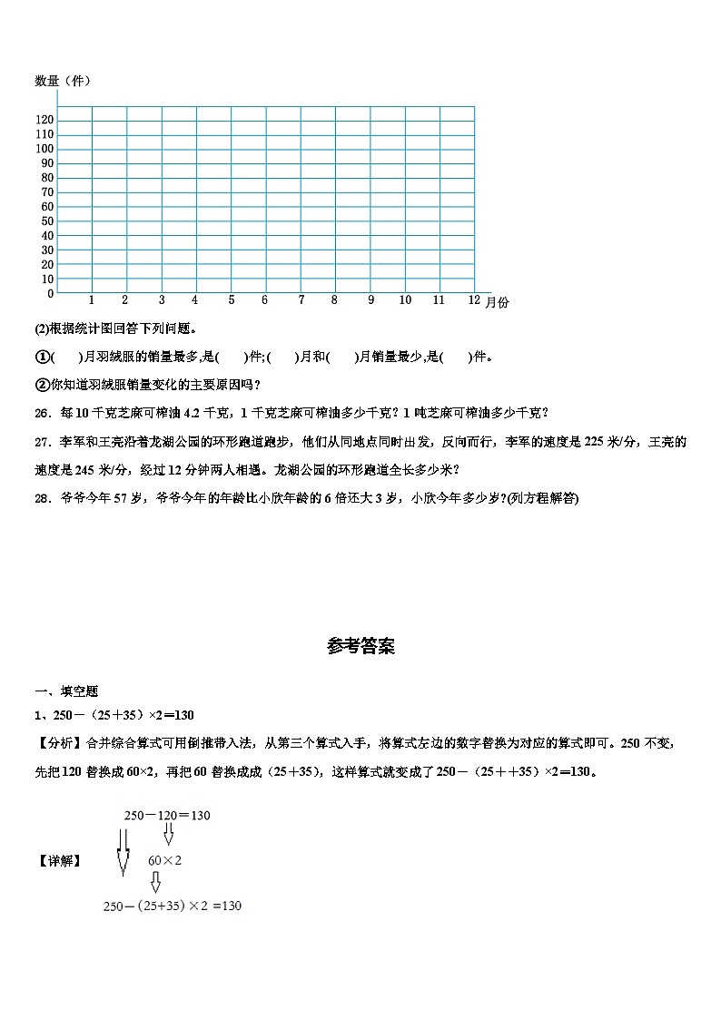 河南省郑州市新郑市2022-2023学年数学四下期末达标检测试题含解析第3页