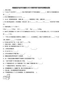 河南省驻马店市汝南县2023年数学四下期末检测模拟试题含解析