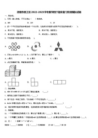 洛阳市西工区2022-2023学年数学四下期末复习检测模拟试题含解析