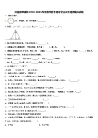 河南省郸城县2022-2023学年数学四下期末学业水平测试模拟试题含解析