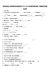 湖北省恩施土家族苗族自治州宣恩县2022-2023学年数学四年级第二学期期末统考模拟试题含解析