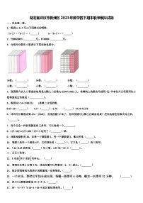 湖北省武汉市新洲区2023年数学四下期末联考模拟试题含解析