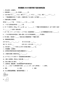 特克斯县2023年数学四下期末调研试题含解析