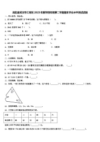 湖北省武汉市江岸区2023年数学四年级第二学期期末学业水平测试试题含解析