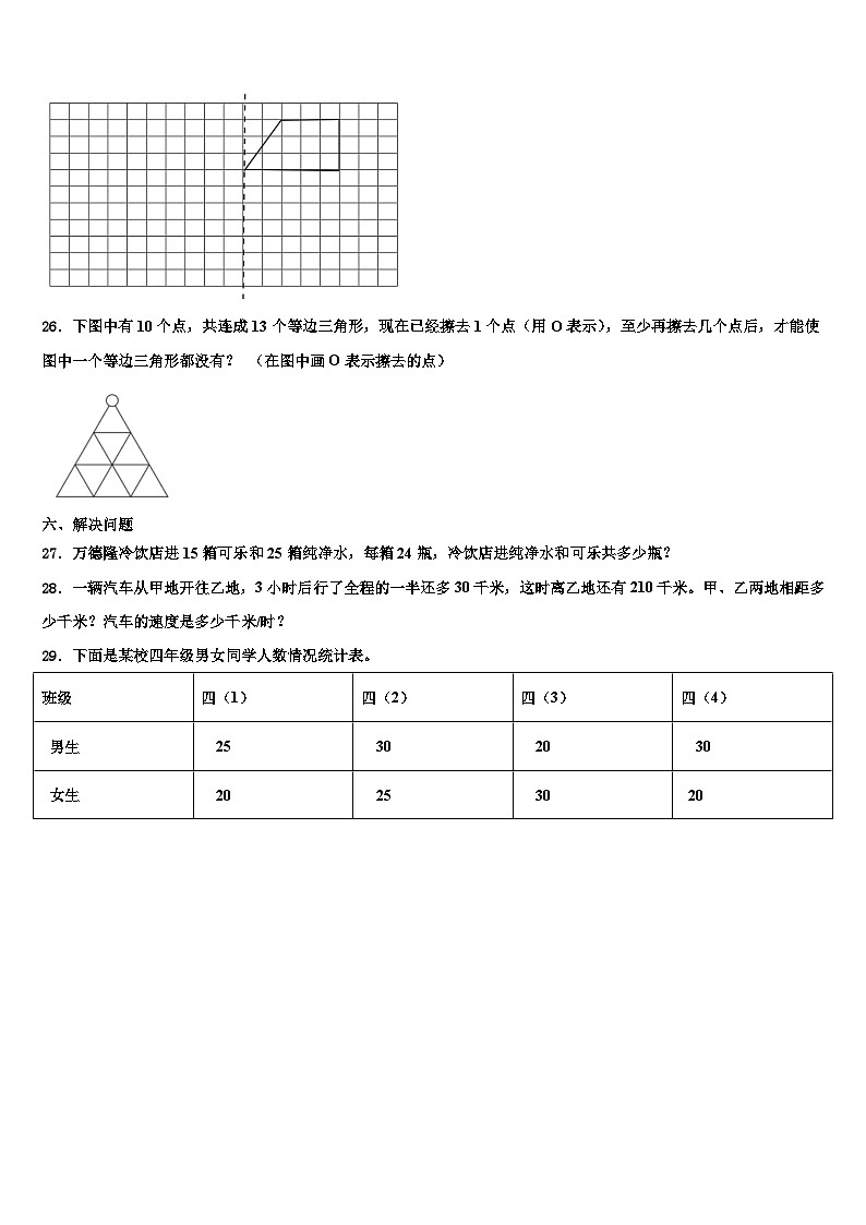 福建省宁德市蕉城区2022-2023学年数学四年级第二学期期末考试试题含解析03