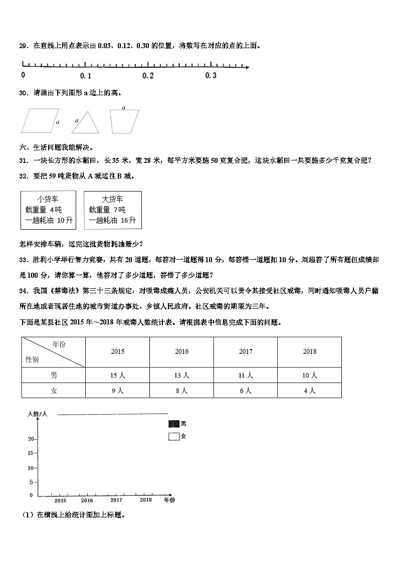 矿区2023年数学四下期末统考试题含解析第3页