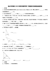 衡水市桃城区2023年四年级数学第二学期期末质量跟踪监视试题含解析