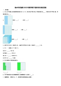 衡水市武强县2023年数学四下期末综合测试试题含解析