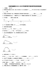 芜湖市南陵县2022-2023学年数学四下期末教学质量检测试题含解析