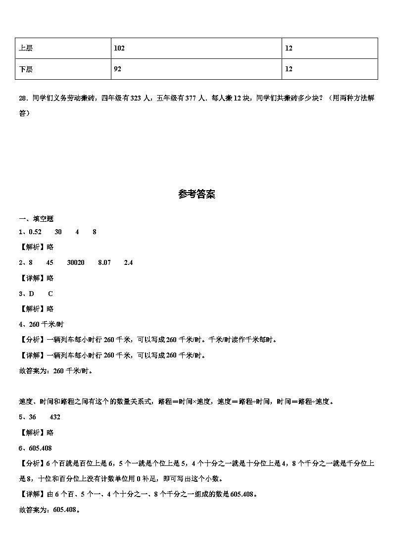西藏阿里地区革吉县2022-2023学年数学四年级第二学期期末达标检测试题含解析第3页